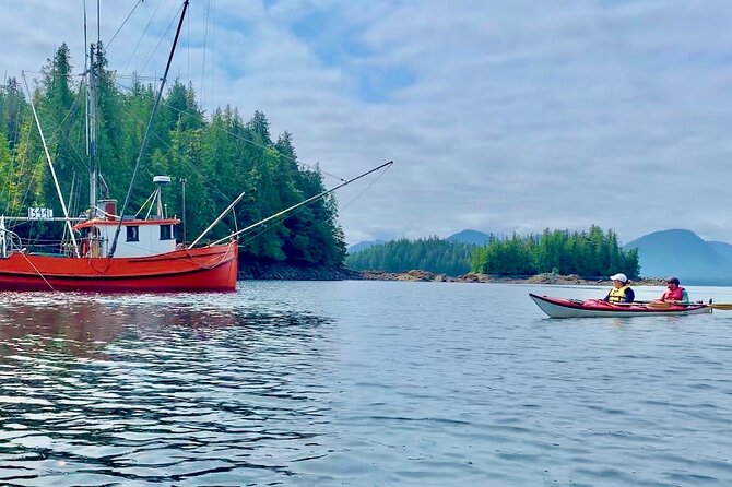 Orca Cove Sea Kayaking - Leaving Ketchikan by Boat