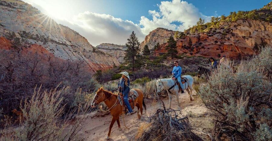 Orderville: East Zion Park White Mountain Horseback Tour - A gentle start for first-time riders