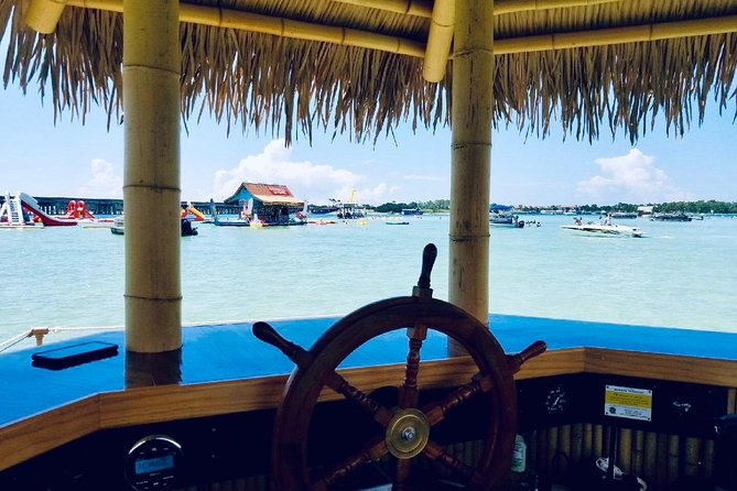 Original Cruisin' Tikis 3hr Crab Island Sandbar Adventure - Arriving at Crab Island