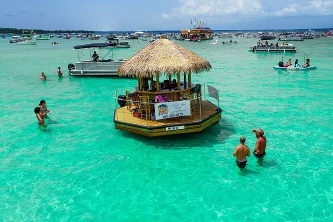 Original Cruisin' Tikis 3hr Crab Island Sandbar Adventure - Family trips, couples, and groups of friends
