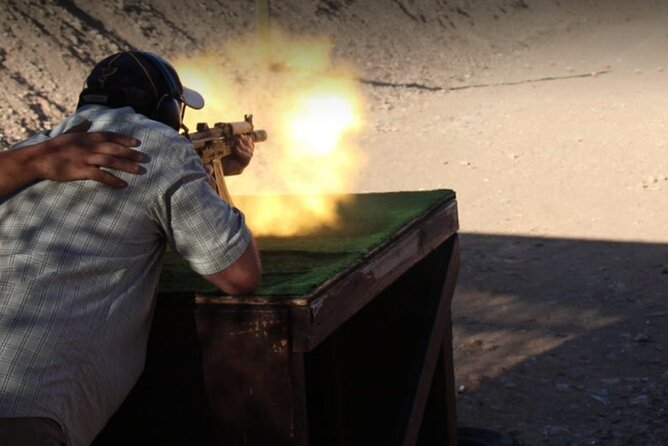 Outdoor Shooting Experience with Transfer and Lunch in Las Vegas - Exploding targets add action, but not much extra time