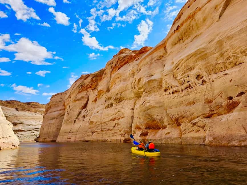 Page/Lake Powell: Guided Kayak & Water Antelope Canyon Tour - The paddle back and the real effort involved