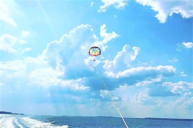 Parasailing Adventure at the Hilton Head Island - Getting ready with the Island Head crew