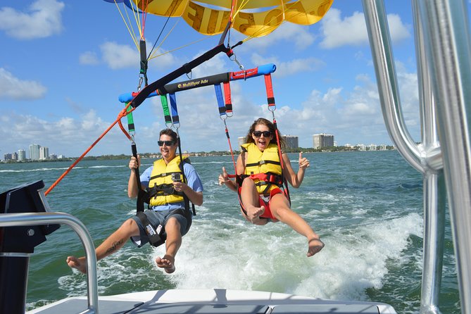Parasailing with Miami Watersports - The Safety Briefing Makes This Friendly For Beginners