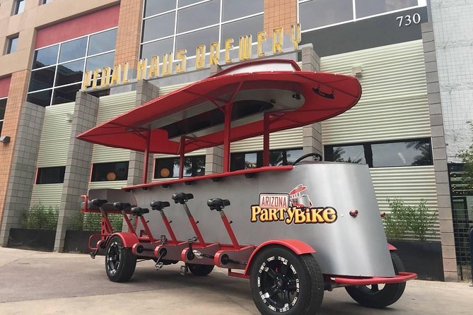 Pedal Bar Crawl of Old Town Scottsdale - Heat, seating, and the pace of the crawl