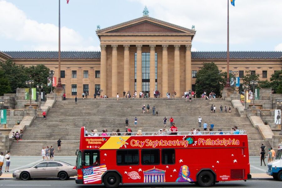 Philadelphia: Double-Decker Hop-on Hop-off Sightseeing Tour - The Rocky Steps and Philadelphia Museum of Art