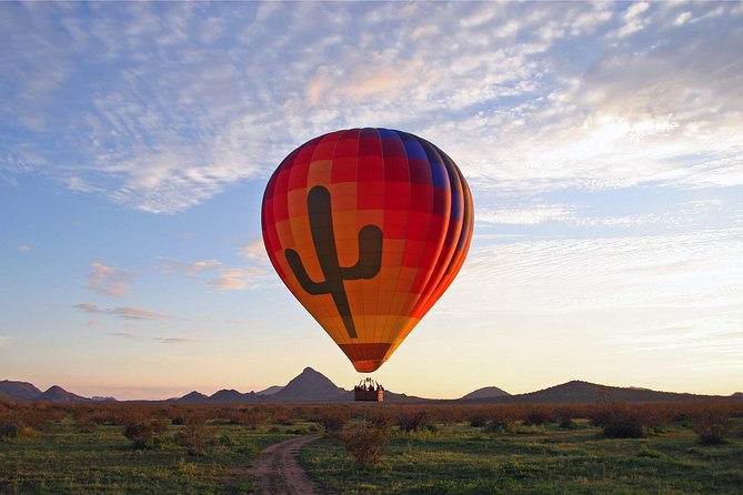 Phoenix Morning Hot Air Balloon Ride with Bubbly + Breakfast - Watching the balloon come to life
