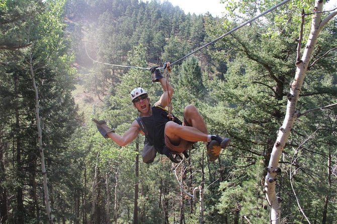 Rocky Mountain 6-Zipline Adventure on CO Longest and Fastest! - Six lines, six different moments
