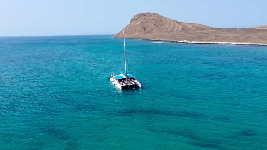 Sal: All-Inclusive Half-Day Lounge Catamaran Cruise - Setting out from Sal’s west coast