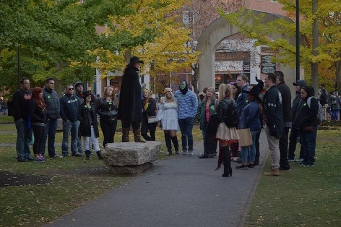 Salem's Best Ghost Tour - Essex Street connects the ghost stories to modern Salem