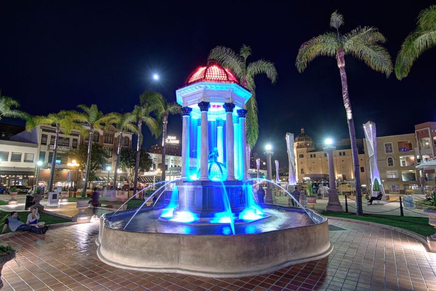 San Diego: City Lights Night Trolley Tour - Balboa Park looks different under lights