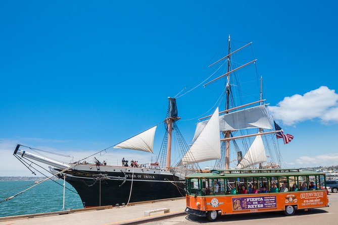 San Diego Hop On Hop Off Trolley Tour - Stop 4: Seaport Village for a lighter waterfront break
