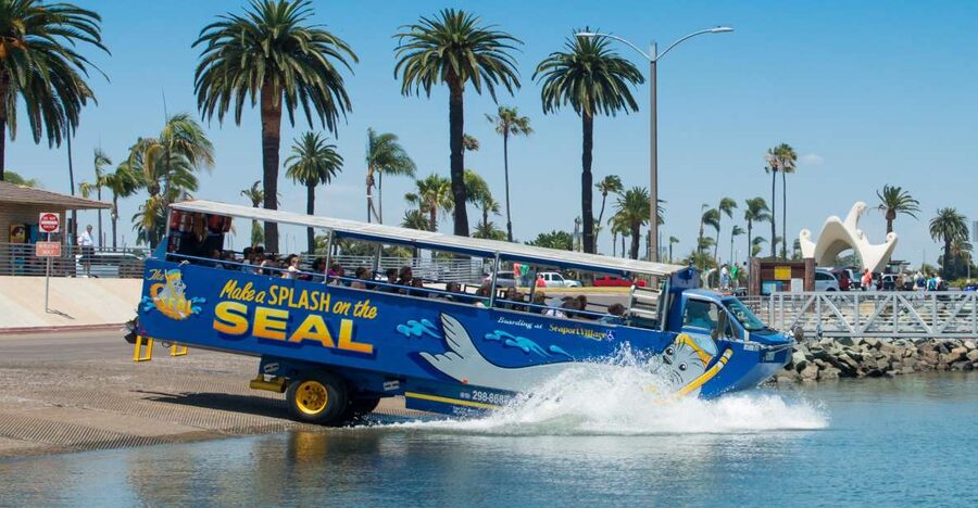 San Diego: SEAL City Tour by Amphibious Bus - The splash into San Diego Bay