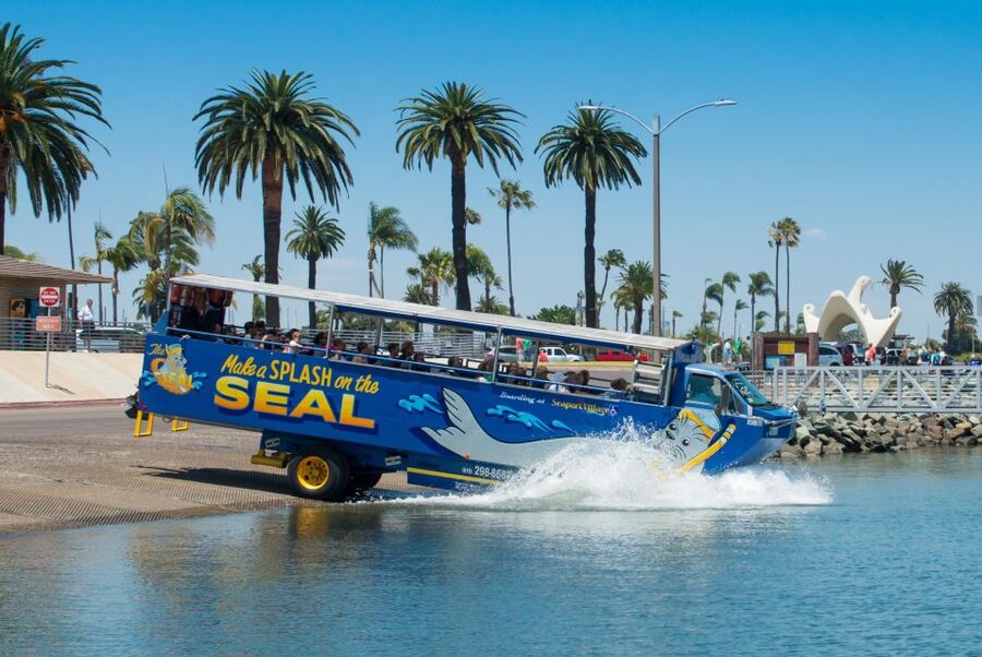 San Diego: SEAL City Tour by Amphibious Bus - The city route: landmarks, aircraft, and naval San Diego