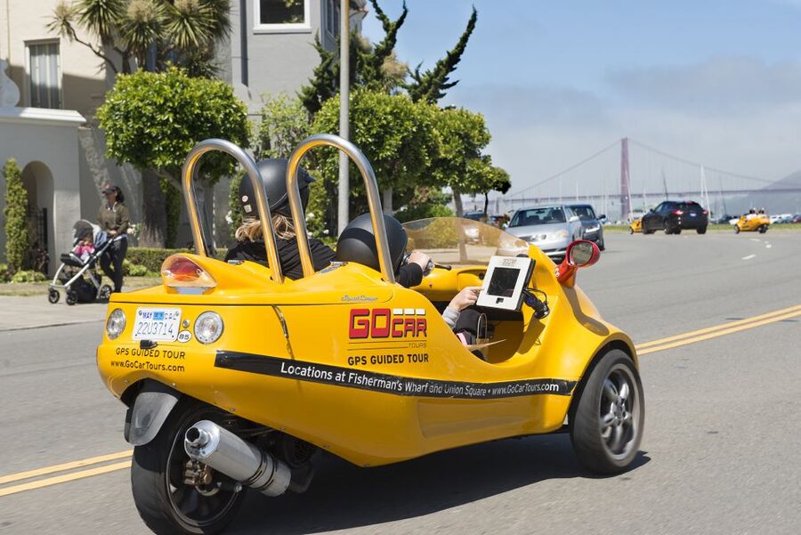 San Francisco: 3-Hour Early Bird GoCar Tour - The Golden Gate Bridge: the tour’s big payoff