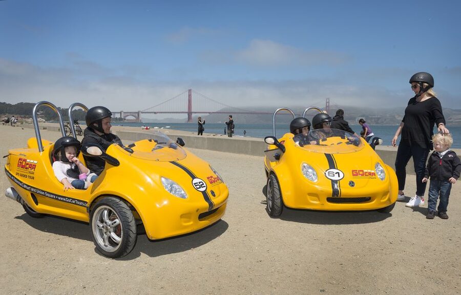 San Francisco: 3-Hour Early Bird GoCar Tour - The Presidio: quiet roads and city context