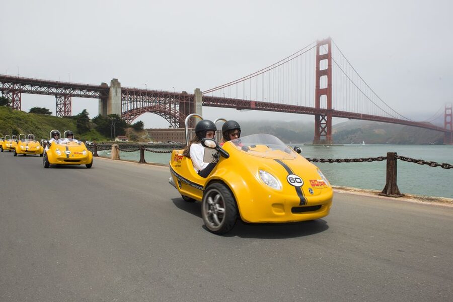San Francisco: 3-Hour Early Bird GoCar Tour - The audio guide, GPS, and language choices