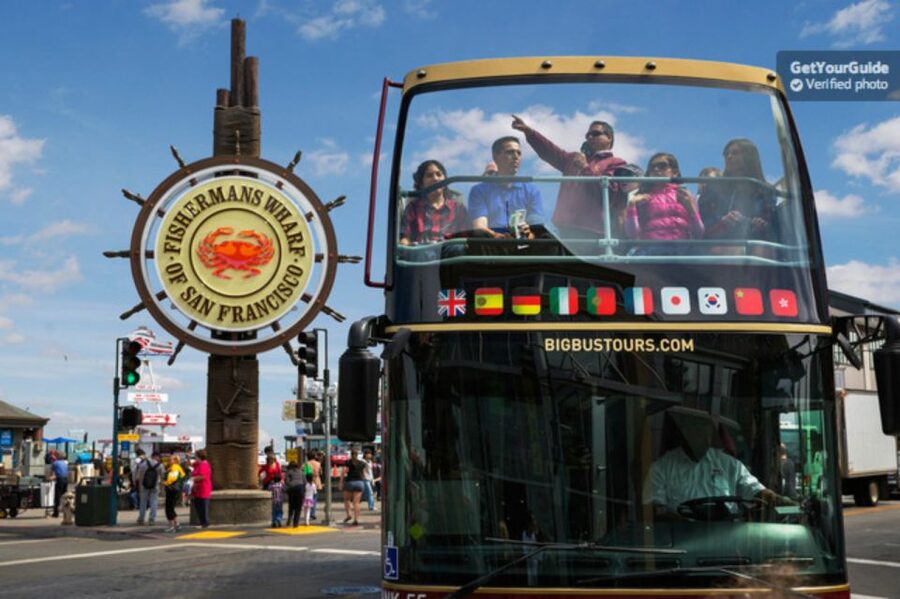 San Francisco: Alcatraz Island & 48-Hour Hop-On Hop-Off Tour - The bus route from the Wharf to the Golden Gate