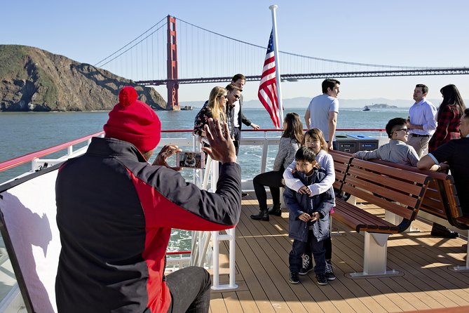 San Francisco: Bridge to Bridge Cruise (90-minutes) - The Golden Gate Bridge from below