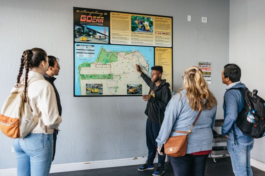 San Francisco: Golden Gate Bridge and Lombard GoCar Tour - The Golden Gate Bridge from the Presidio