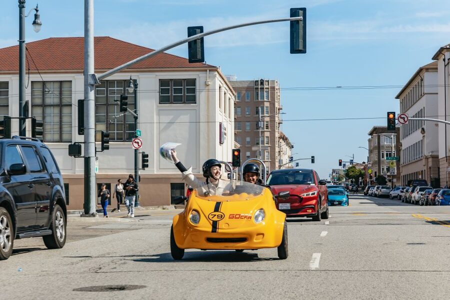 San Francisco: Golden Gate Bridge and Lombard GoCar Tour - Chestnut Street, Union Street, and the way back