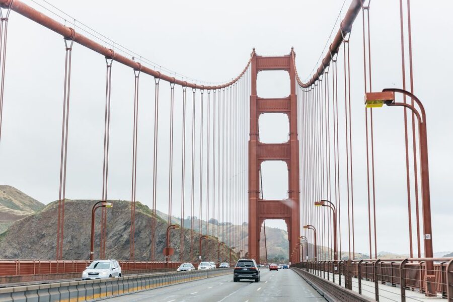 San Francisco: Muir Woods, Napa & Sonoma Valley Wine Tour - The Golden Gate Bridge photo stop