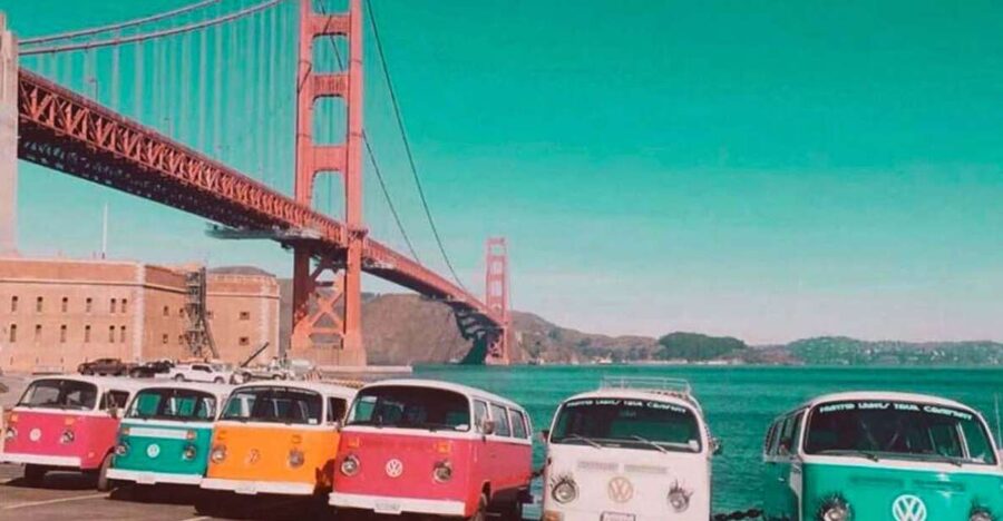 San Francisco: Small-Group City Tour by Vintage VW Bus - The Palace of Fine Arts adds a change of mood