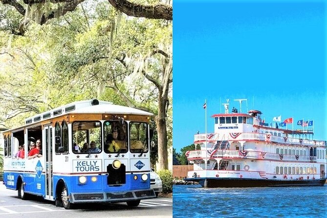 Savannah Land & Sea Combo: City Sightseeing Trolley Tour with Riverboat Cruise - The Cathedral Basilica and the Historic District