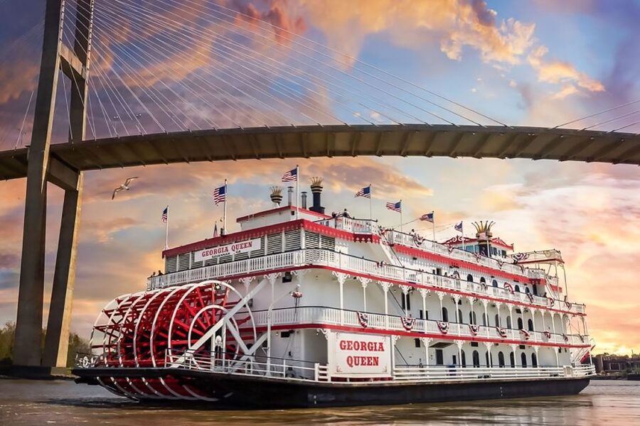 Savannah: Riverboat Sunset Cruise - The two-hour ride and what you see