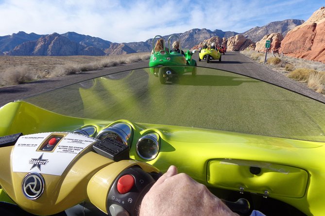 Scooter Car Tour of Red Rock Canyon with Transport from Las Vegas - Short hikes, photo stops, and switching drivers