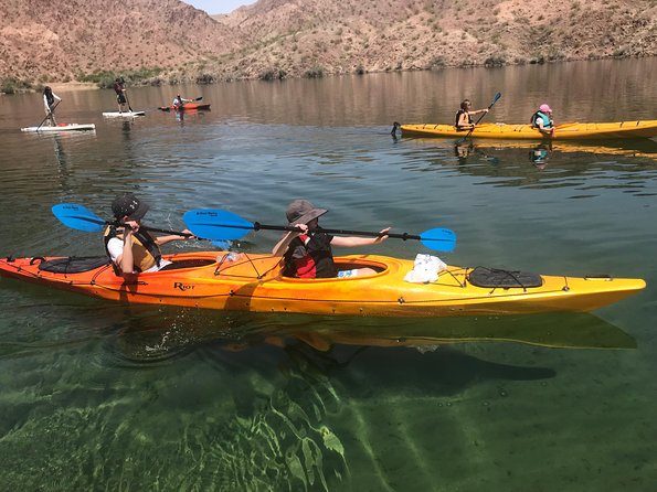 Self-Drive Emerald Cave Kayak Tour: Guided Willow Beach Paddle - What to wear for a desert river paddle