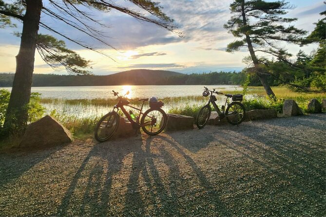 Self-Guided Ebike Tours of Acadia National Park Carriage Roads - Jordan Pond, interior views, and quiet stops