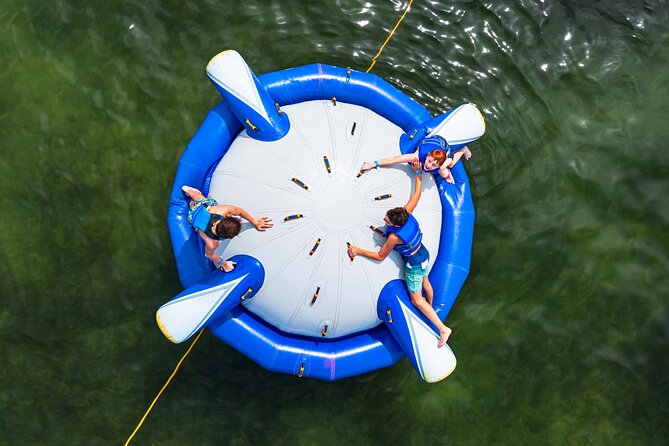 Shell Island Inflatable Adventure Park & Dolphin Sightseeing Tour - The quieter side of the island