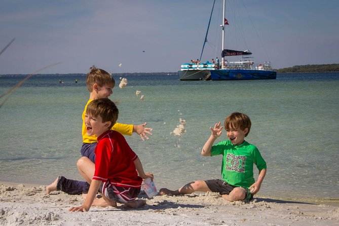 Shell Island Snorkel and Dolphin Catamaran Cruise with Island Time - A three-hour outing with several ways to spend your time