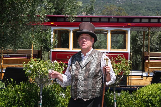 Sonoma Valley Open Air Wine Trolley Tour - Riding a replica cable car through Sonoma Valley