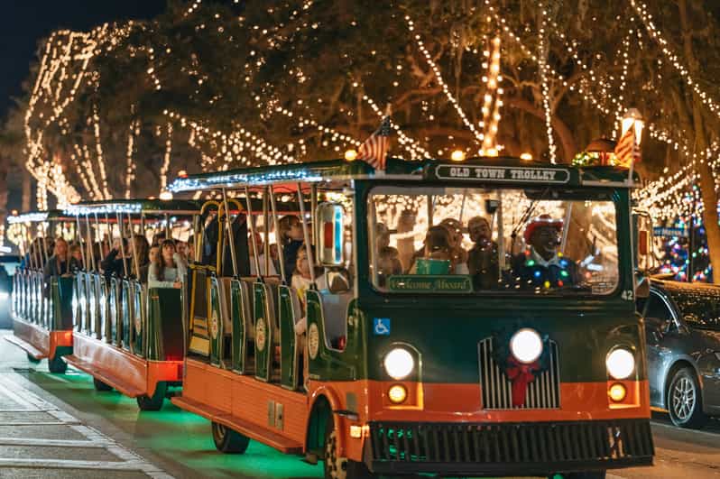 St Augustine: Nights of Lights Trolley Tour - Key points to know before booking