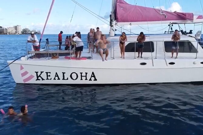 Sunset Boat Cruise: Swim and Cruise Waikiki - The ocean swim stop and what you need to know