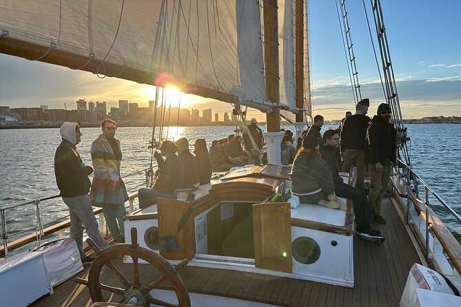 Sunset Sailing Cruise on a Tall Ship in Boston Harbor - Drinks, snacks, and the social side of the sail