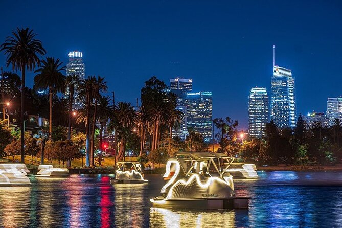 Swan Boat Rental in Echo Park - Boarding the Swan Boat