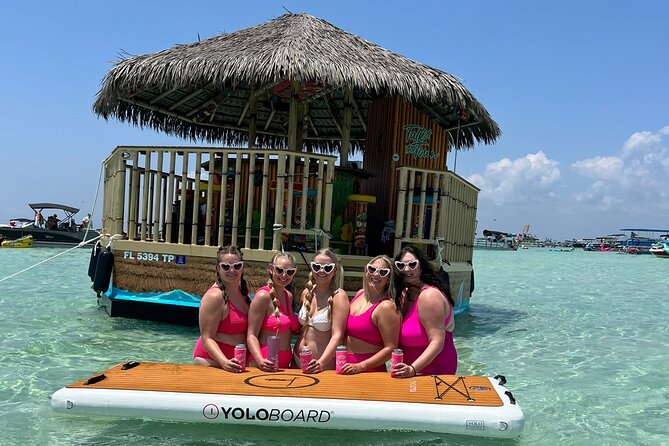 Tailfins Tiki Boats Crab Island Sandbar(3hrs/ 5/5:30 are 2hrs) - Is $84.95 a fair price?
