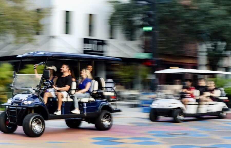 Tampa: Guided City Tour in Deluxe Street Golf Cart - Seminole Heights and Armature Works