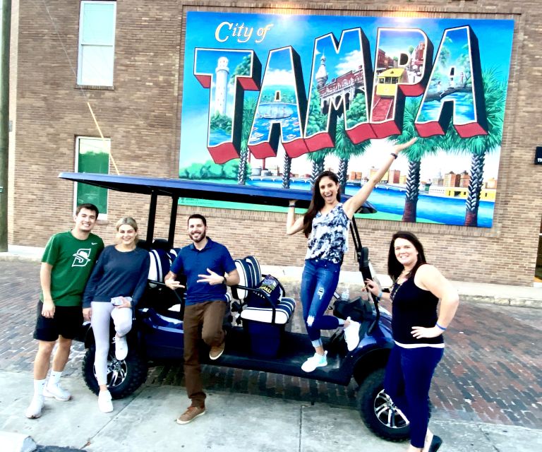 Tampa: Guided City Tour in Deluxe Street Golf Cart - Bayshore Boulevard and the southern waterfront