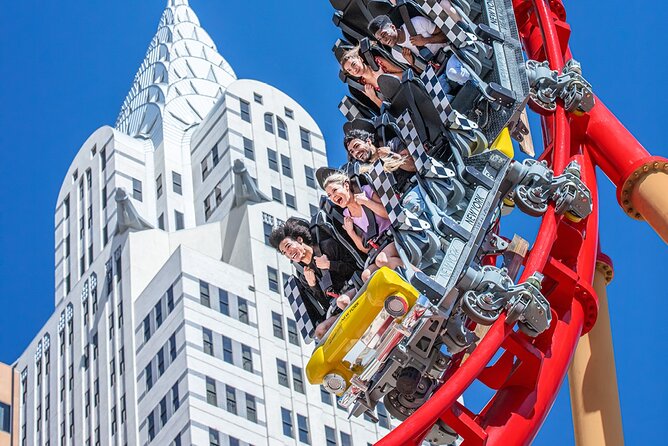 The Big Apple Coaster at New York New York Hotel and Casino - The Big Apple Coaster’s speed, drop, and twist