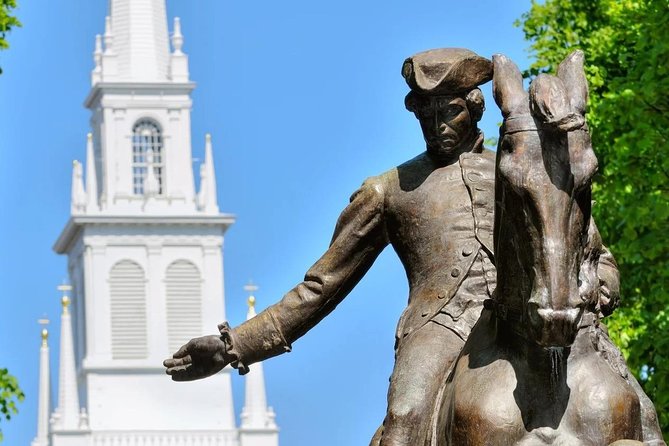 The Full Revolutionary Story Epic Small Group Boston Walking Tour - Starting at City Hall Plaza with Boston in view