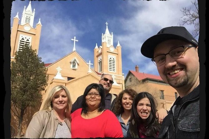 The Original 8pm Ghost Tour of Old Town Albuquerque - since 2001 - Stop six: San Felipe de Neri Church