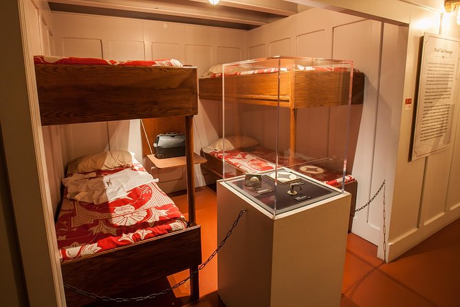 Titanic: The Artifact Exhibition at the Luxor Hotel and Casino - Recreated rooms show Titanic’s social divide