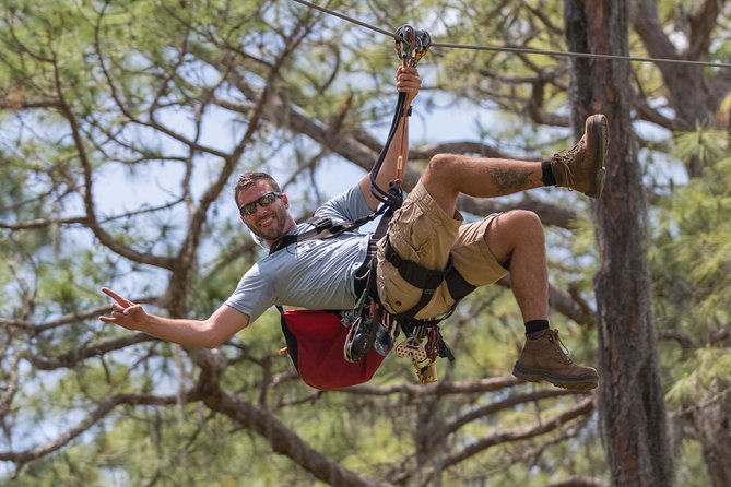 TreeUmph Adventure Course - From wobbly bridges to Tarzan ropes