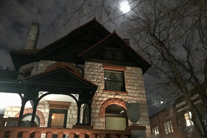 Twilight Ghost Tour - The Patterson Inn and a Gothic castle facade