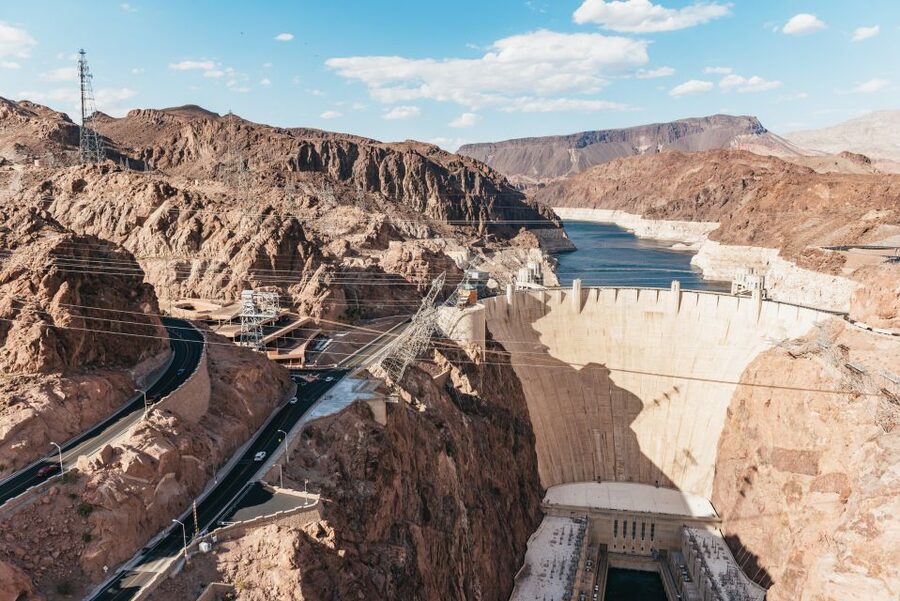 Vegas: Grand Canyon, Hoover Dam, Skywalk Option, & Two Meals - Entering Grand Canyon West and reaching Eagle Point