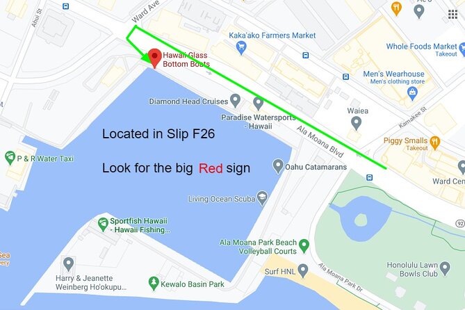 Waikiki Glass Bottom Boat Cruise - The glass viewing ports: keep expectations realistic